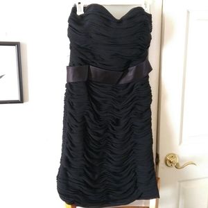 NWOT Bill Levkoff Black Strapless Bridesmaid Dress